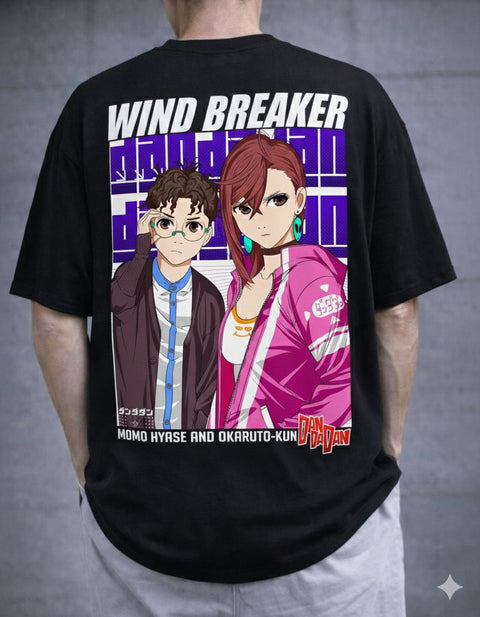 Wind Breaker – Couple Characters (Haruka & Sakura) Oversize Tişört