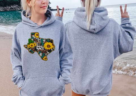 Teksas Ayçiçeği Hoodie