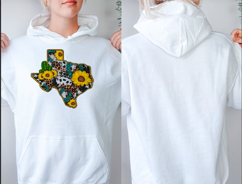 Teksas Ayçiçeği Hoodie