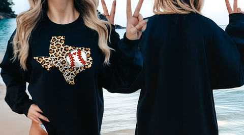 Teksas Baseball Sweatshirt
