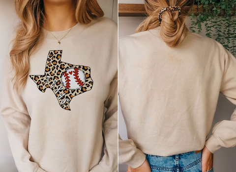 Teksas Baseball Sweatshirt