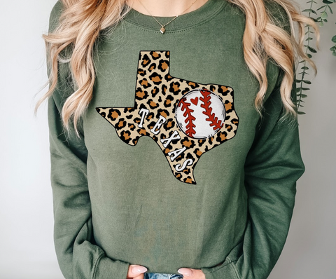 Teksas Baseball Sweatshirt
