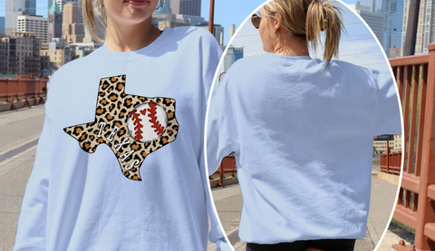 Teksas Baseball Sweatshirt
