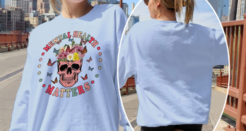 Çiçek Kurukafa Sweatshirt