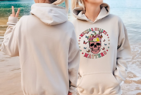 Çiçek Kurukafa Hoodie