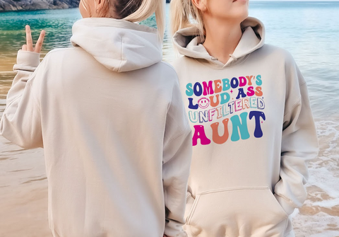 Cool Aunt Vibes Hoodie