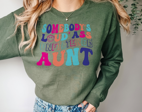 Cool Aunt Vibes Sweatshirt