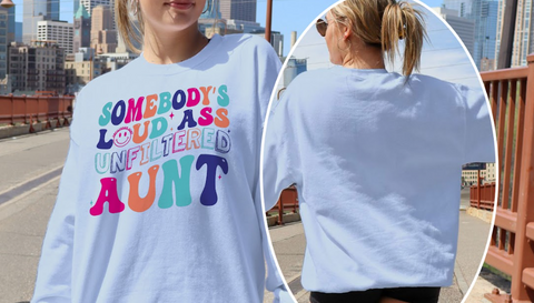 Cool Aunt Vibes Sweatshirt