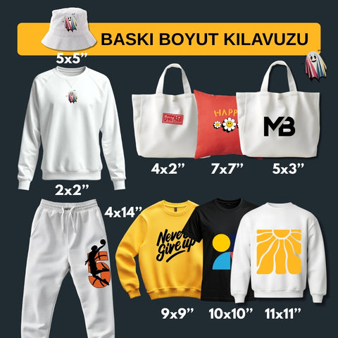 Ölçülü DTF Transfer